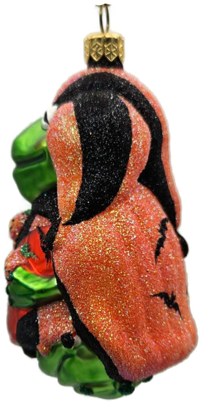Patricia Breen Yorick Frog Halloween Orange Pumpkins Christmas Ornament 20462