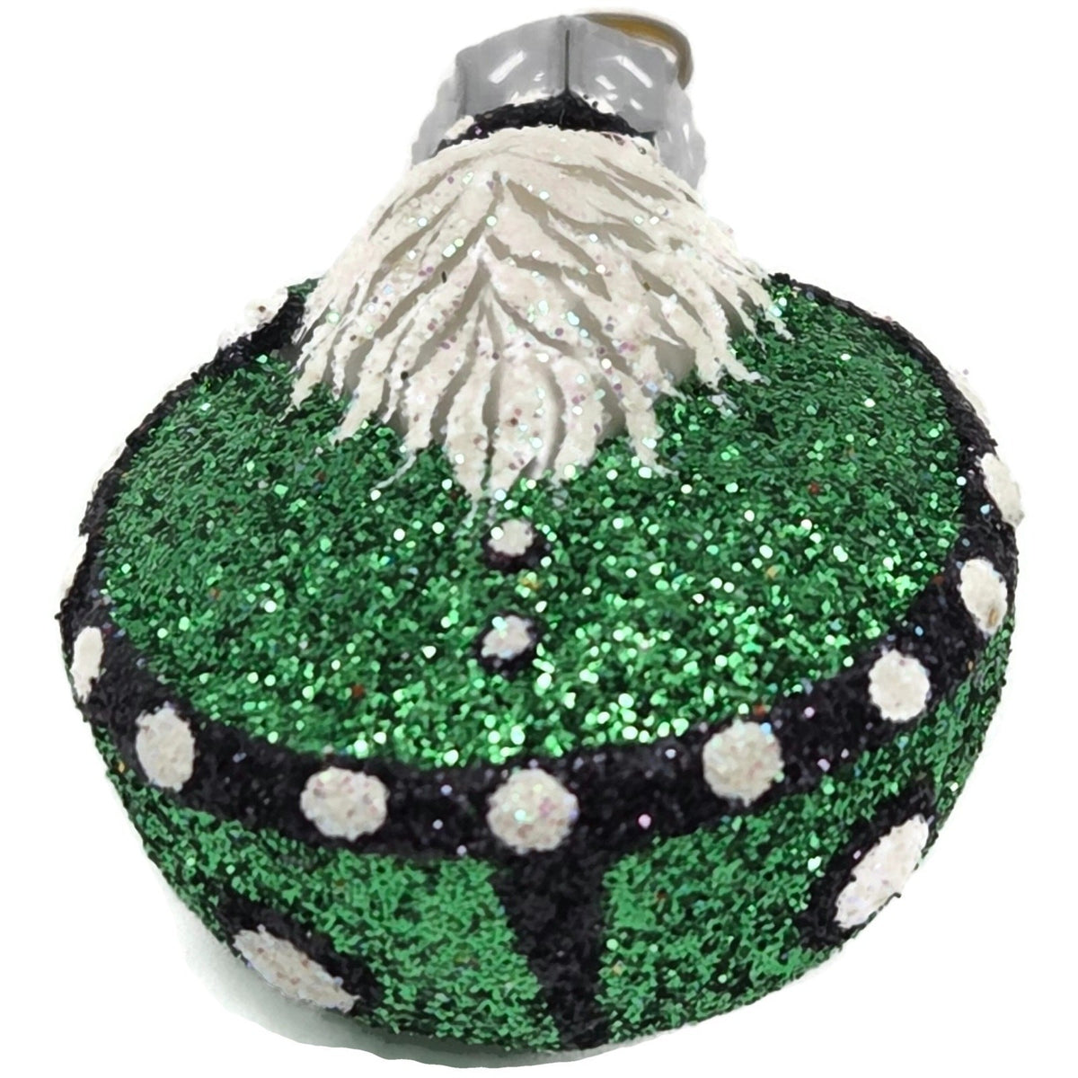 Patricia Breen Ladybug Noel Green Glittered Polka Dots Christmas Ornament 252712