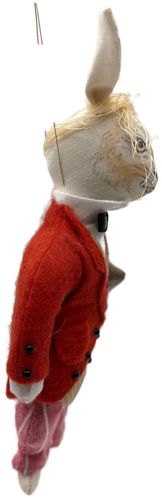 Gladys Boalt March Hare Alice in Wonderland Red Striped Christmas Tree Ornament2