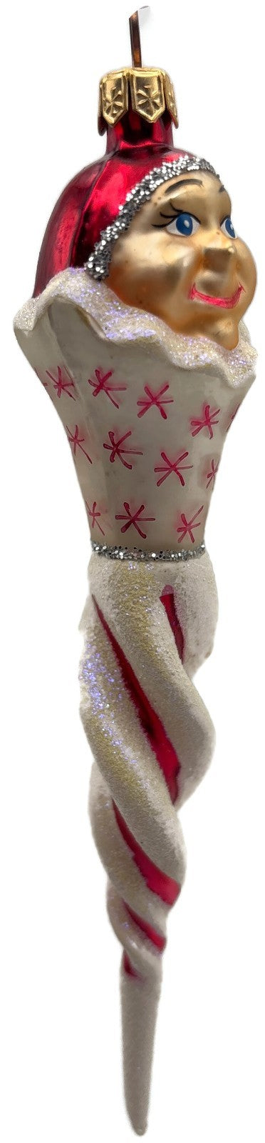 Christopher Radko Jack Frost Jr Red Icicle Christmas Ornament 1998 98-265-00