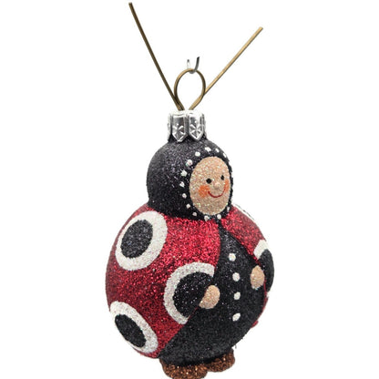 Patricia Breen Ladybug Masquerade Red Glittered Spring Christmas Ornament 272910