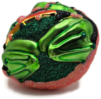 Patricia Breen Yorick Frog Halloween Orange Pumpkins Christmas Ornament 20469