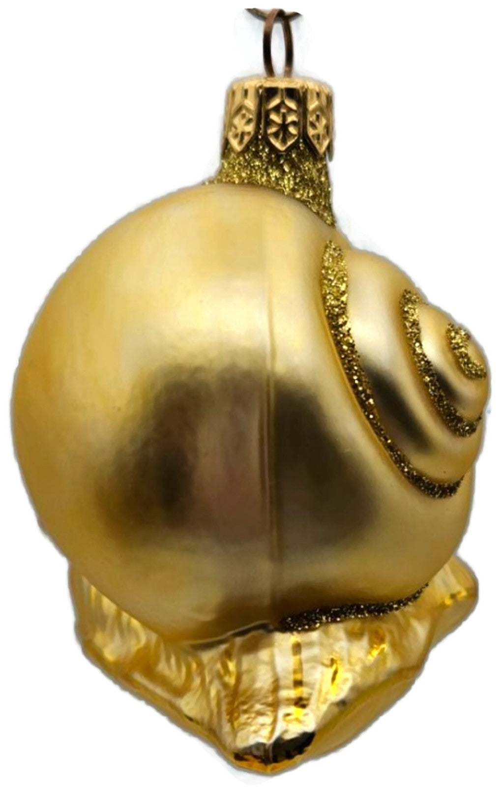 Patricia Breen Escargot Gold Matte Snail Nautical Summer Christmas Ornament 97122