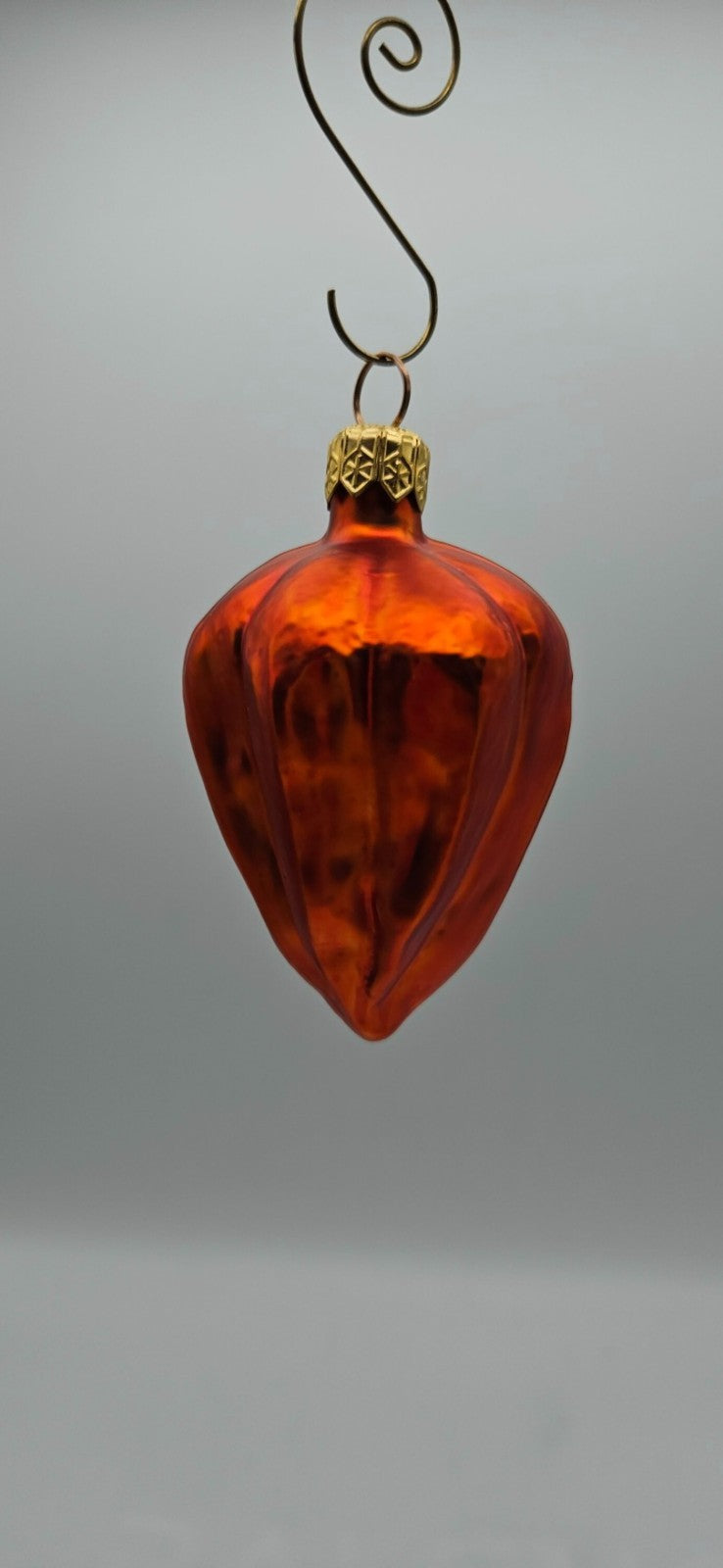 Patricia Breen Walk in the Woods Chinese Lantern Orange Fall Ornament 965110