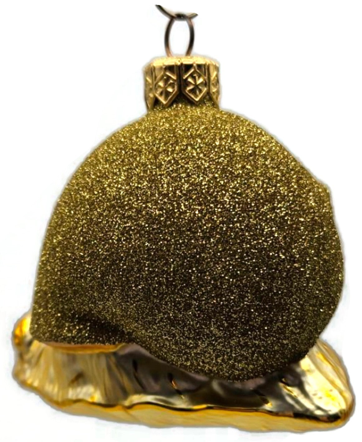 Patricia Breen Escargot Gold Glitter Snail Nautical Christmas Ornament 97128