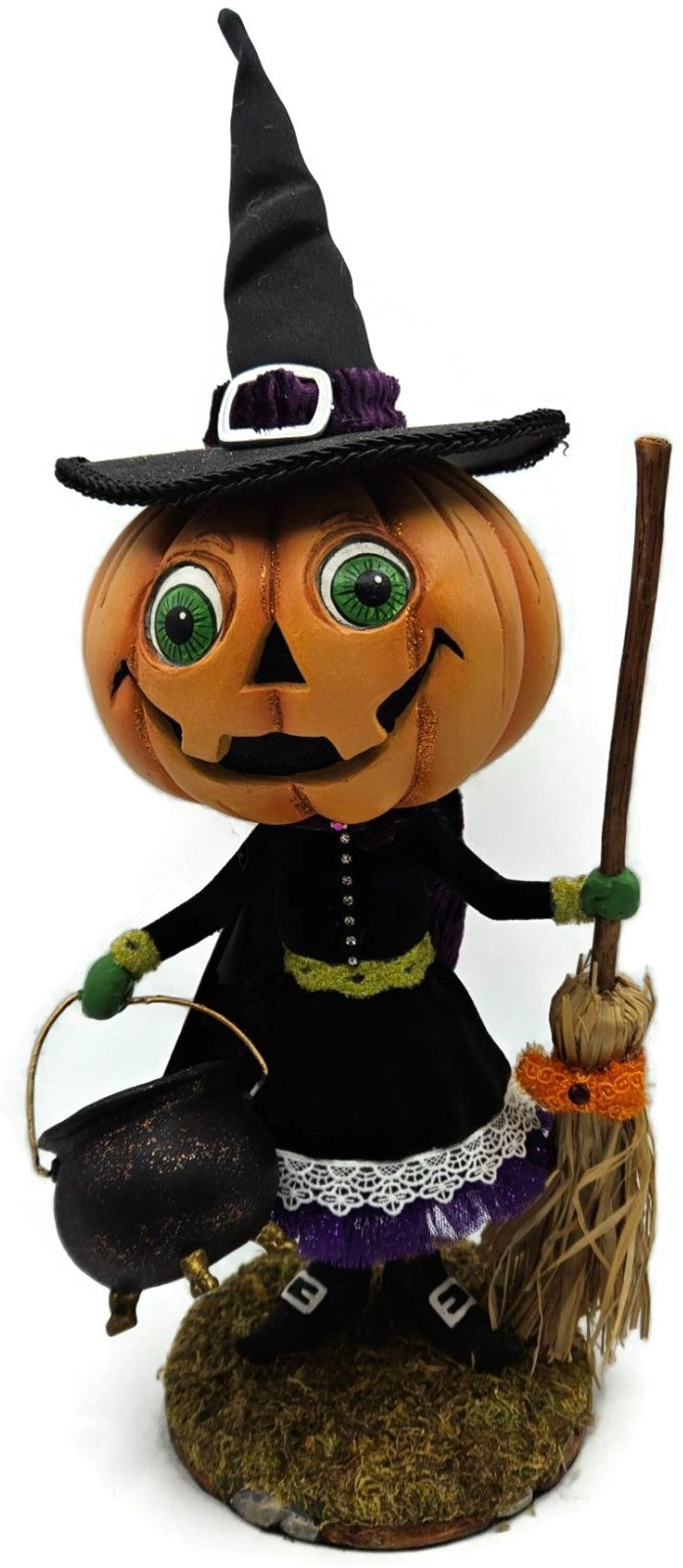 Katherine's Collection Halloween Hollow Wanda Witch Trick or Treater Figurine0