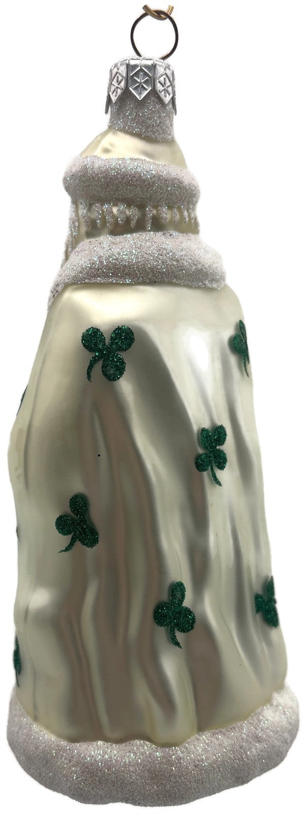 Patricia Breen Santa of the North Green Shamrocks St. Patrick's Ornament 97435