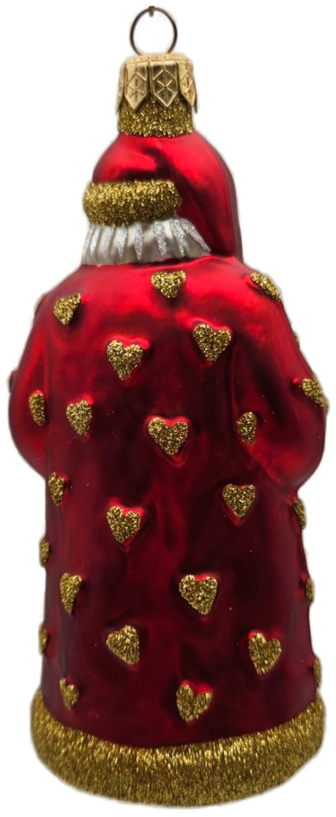 Patricia Breen I Love You Santa Gold Hearts Valentines Christmas Ornament 97257