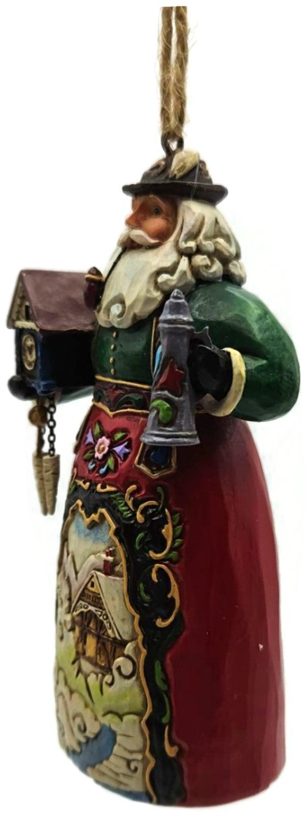 Jim Shore Heartwood Creek German Santa Claus Enesco Christmas Hanging Ornament7
