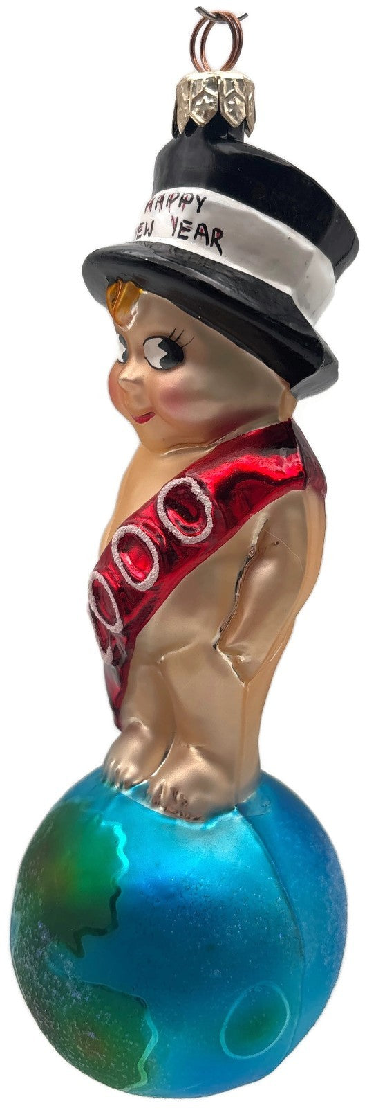 Christopher Radko Millenium Munchkin New Year Glass Christmas Ornament 99 292 01