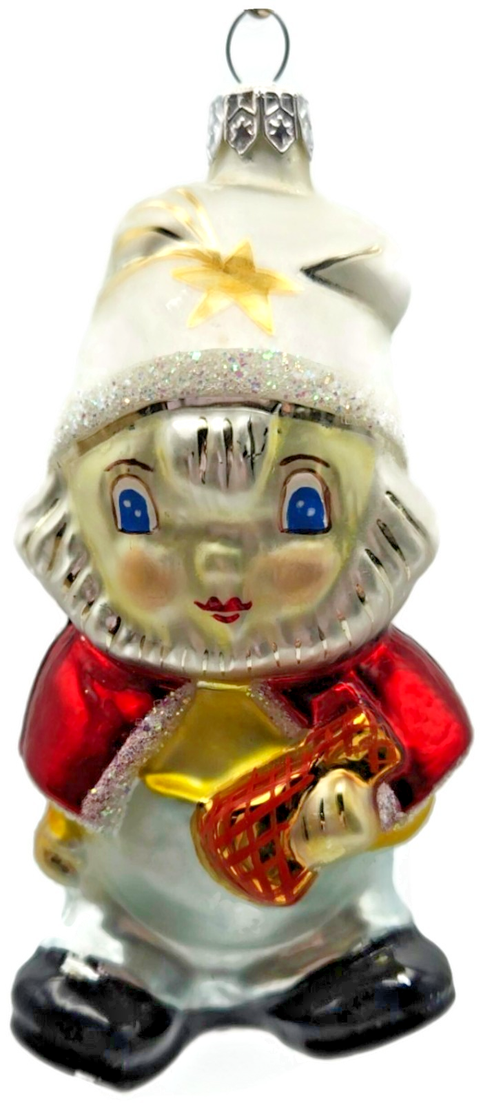 Christopher Radko Santa's Helper Elf Star Hat Christmas Tree Ornament 92-078-00
