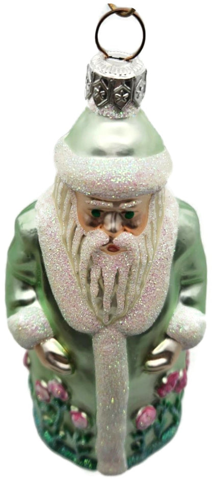 Patricia Breen Santa of the Windsor Pink Rose Spring Christmas Ornament 9700WA8