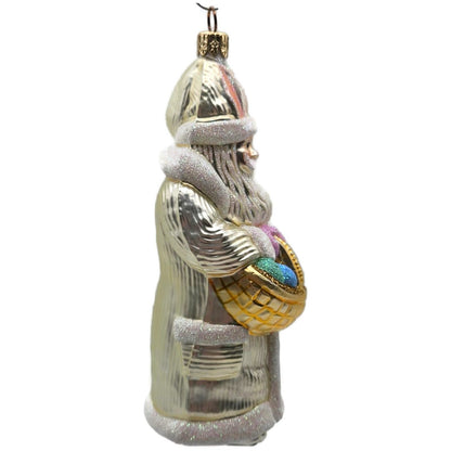 Patricia Breen Easter Santa Pearl Bunny Egg Basket Spring Holiday Ornament 99107