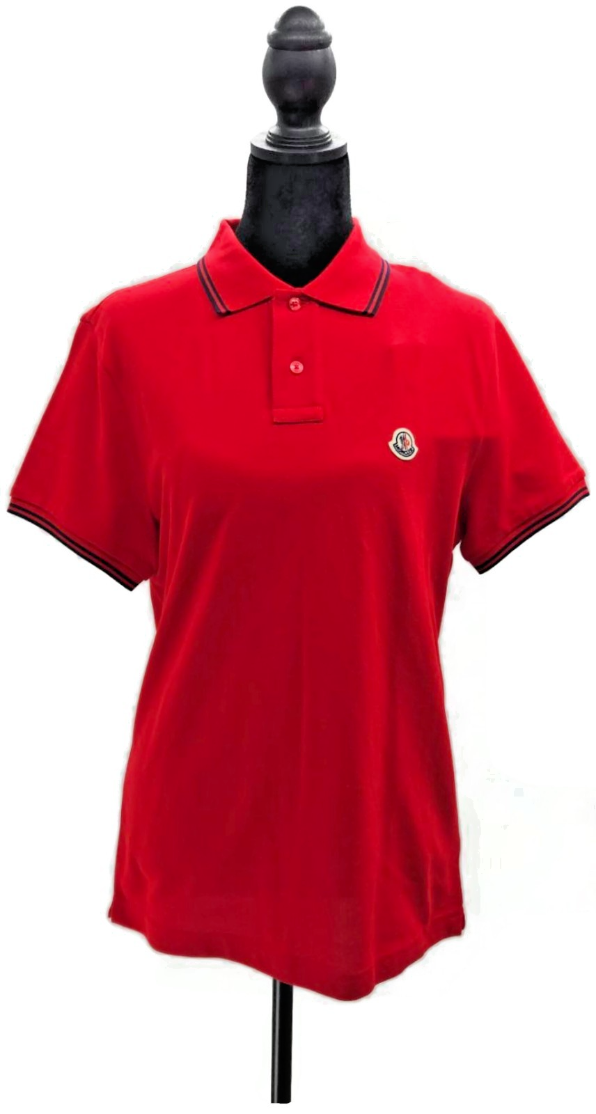 Moncler Maglia Polo Manica Corta Red Men's Size S NWT F10918A70600 845560