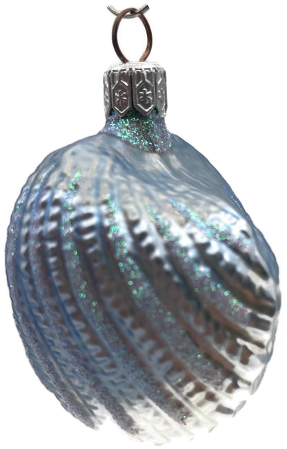 Patricia Breen A Walk On The Beach Blue Shell Nautical Christmas Ornament 97504