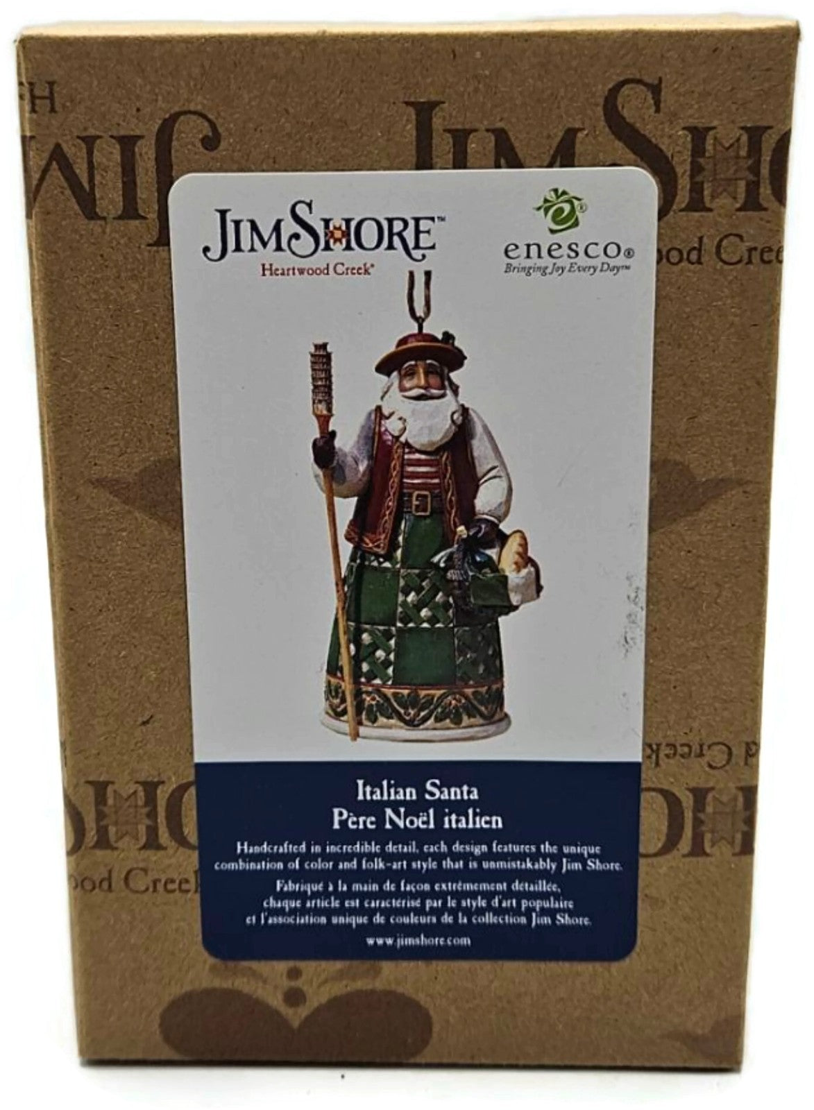 Jim Shore Italian Santa Heartwood Creek 2011 Hanging Christmas Ornament 402294412