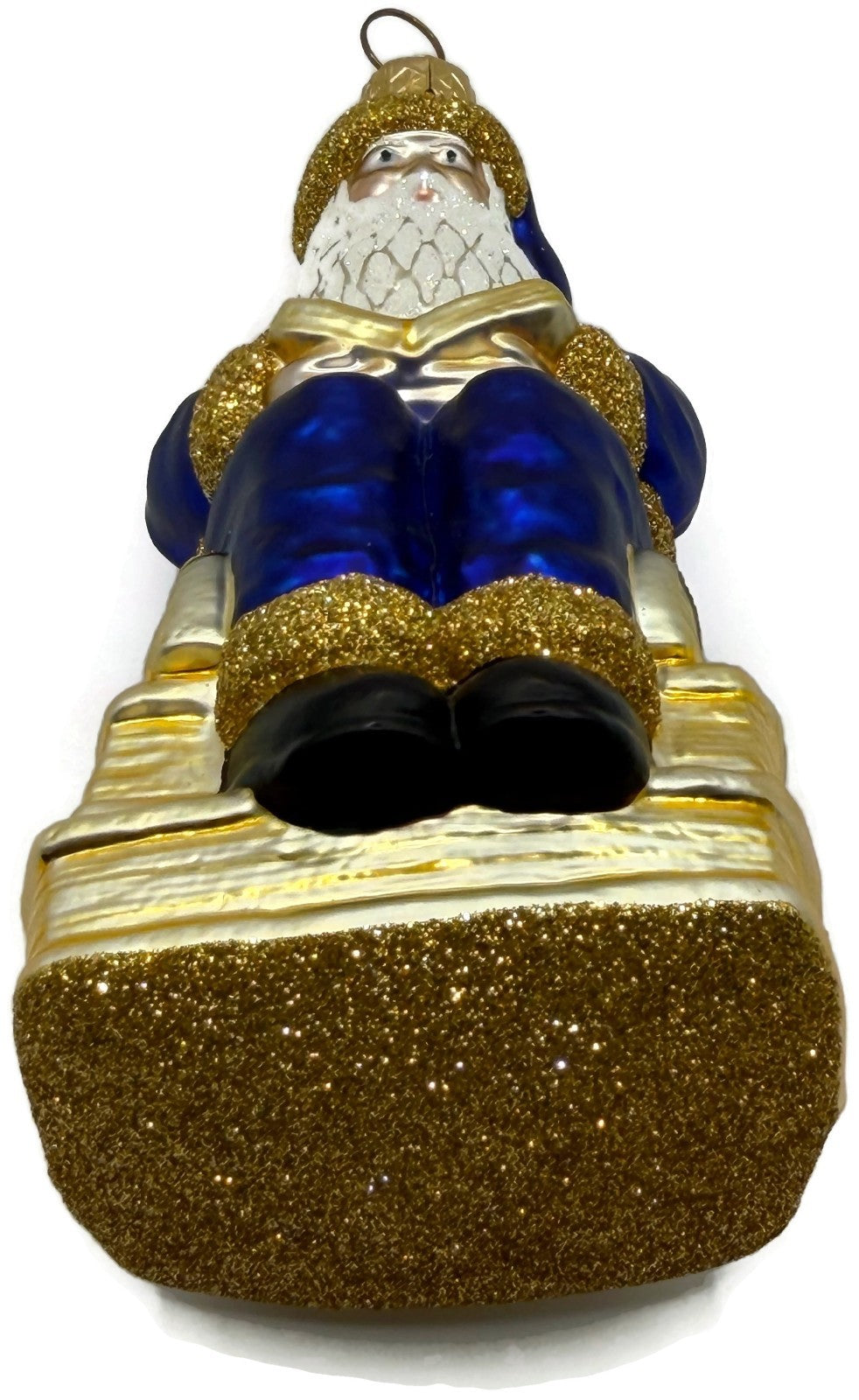 Patricia Breen Santa Reads Romeo Juliet Shakespeare Christmas Tree Ornament 99313