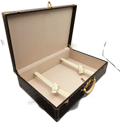 Louis Vuitton Bisten 70 Monogram Canvas Hard Sided Suitcase M21324 Keys Cover8