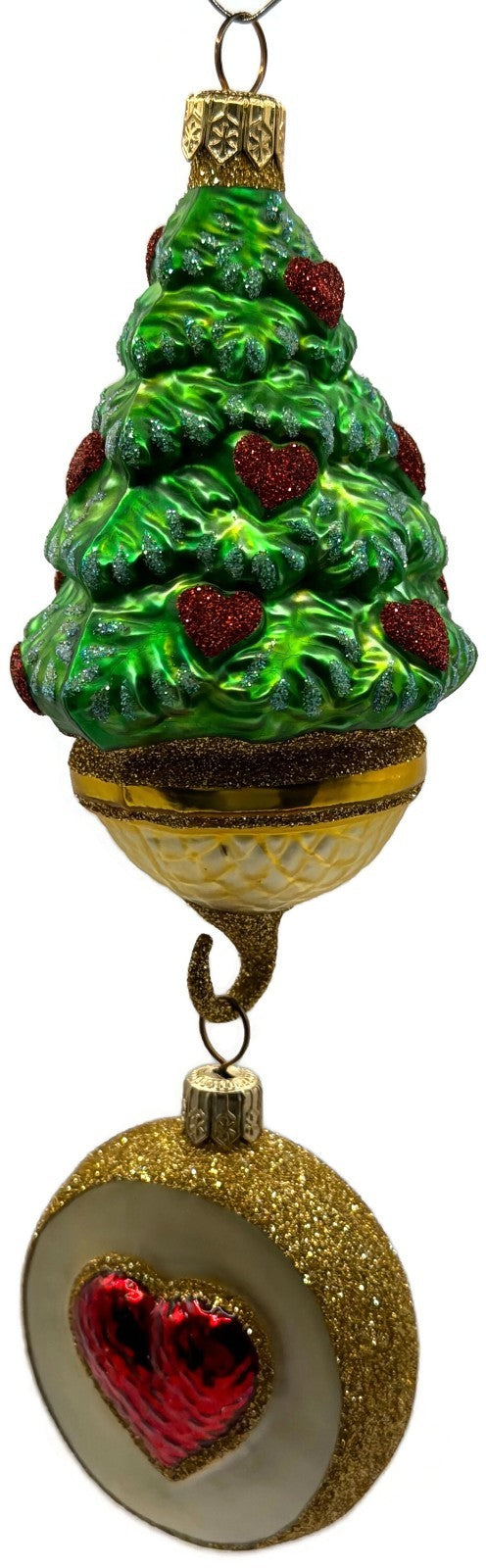 Patricia Breen Five Golden Rings Medallion 12 Days of Christmas Ornament 99126