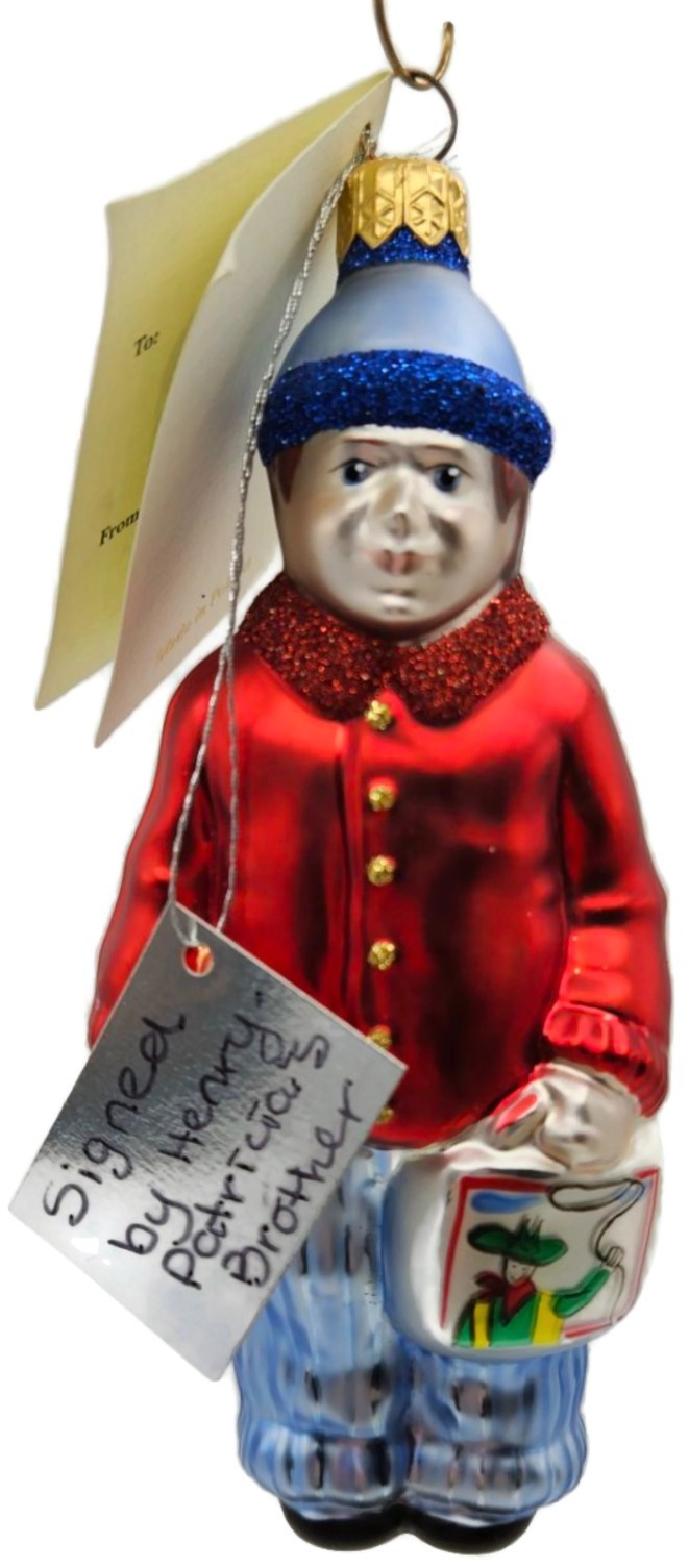 Patricia Breen Henrys First Day Of School Red Signed Christmas Ornament 97190