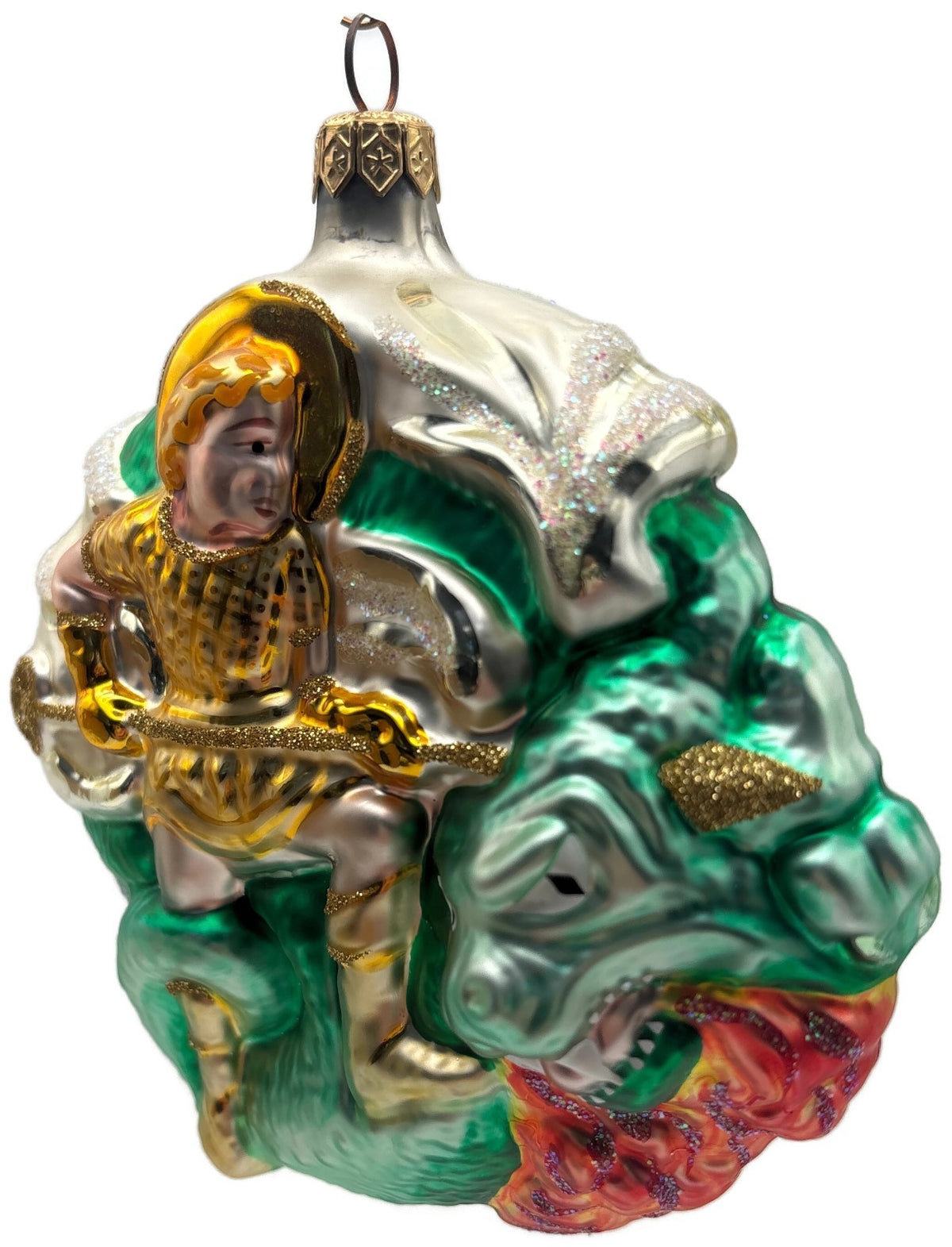 Patricia Breen St George and the Dragon Blonde Fine Art Christmas Ornament 95467