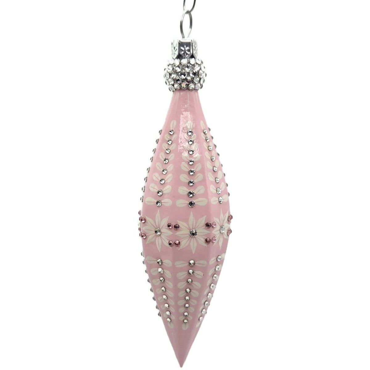 Patricia Breen Miniature Vesica Piscus Pink Christmas Ornament CATZ Rare 34310