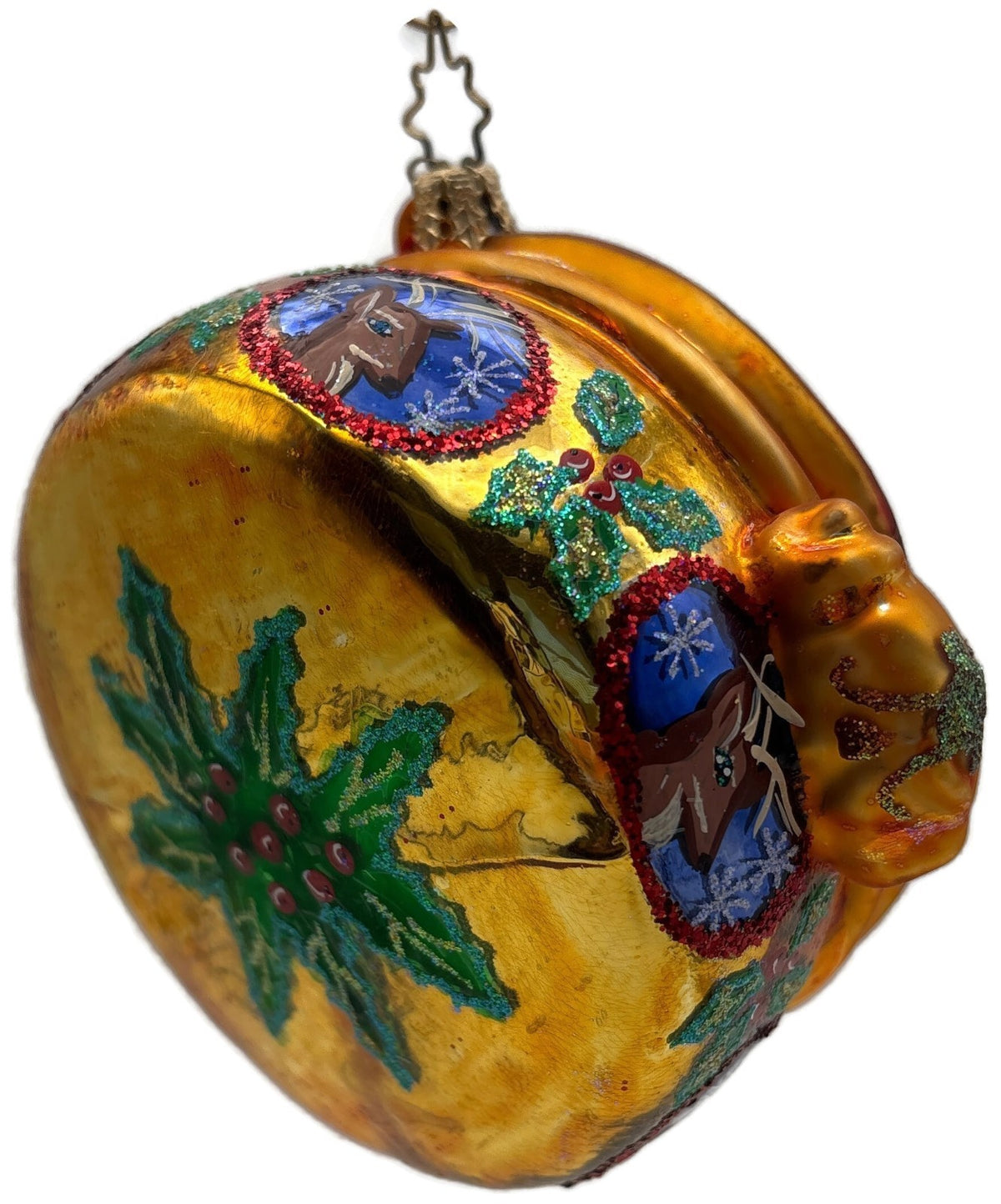 Christopher Radko 2002 Jewel Box Nicholas Santa Glass Ornament 10101536