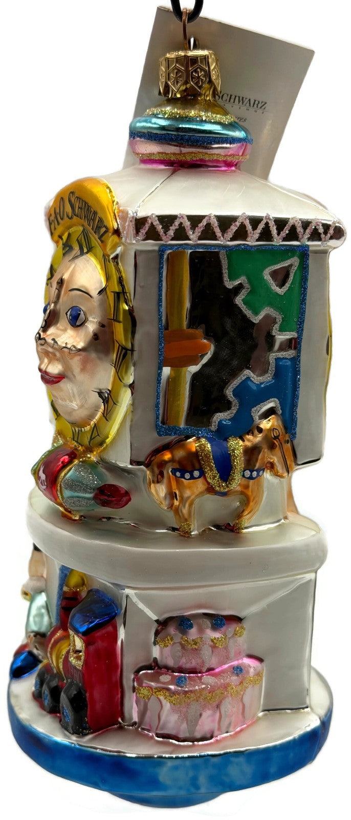 Christopher Radko Fao Schwarz Clock Tower Christmas Ornament 4052/5000 98-FAO-019
