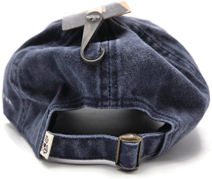 Rae Dunn David and Young Blessed Baseball Cap Navy Blue Denim Adjustable Hat New5