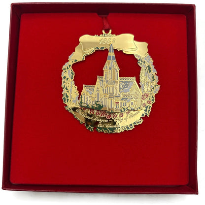 Portland Ornament 1998 The Old Church Gold Plated  Michael Allen Harrison CD0