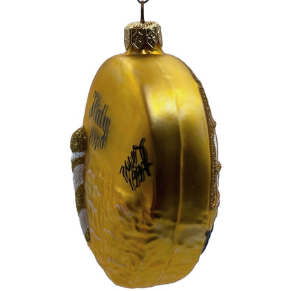 Patricia Breen Venice At Dusk Italy Gold Medallion Christmas Ornament 9700SLAM9