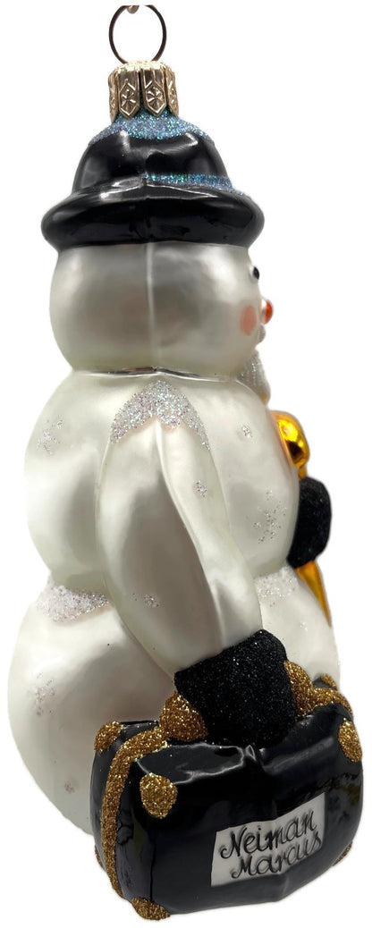 Patricia Breen Professor Mercury Snowman Christmas Ornament Neiman Marcus 99236