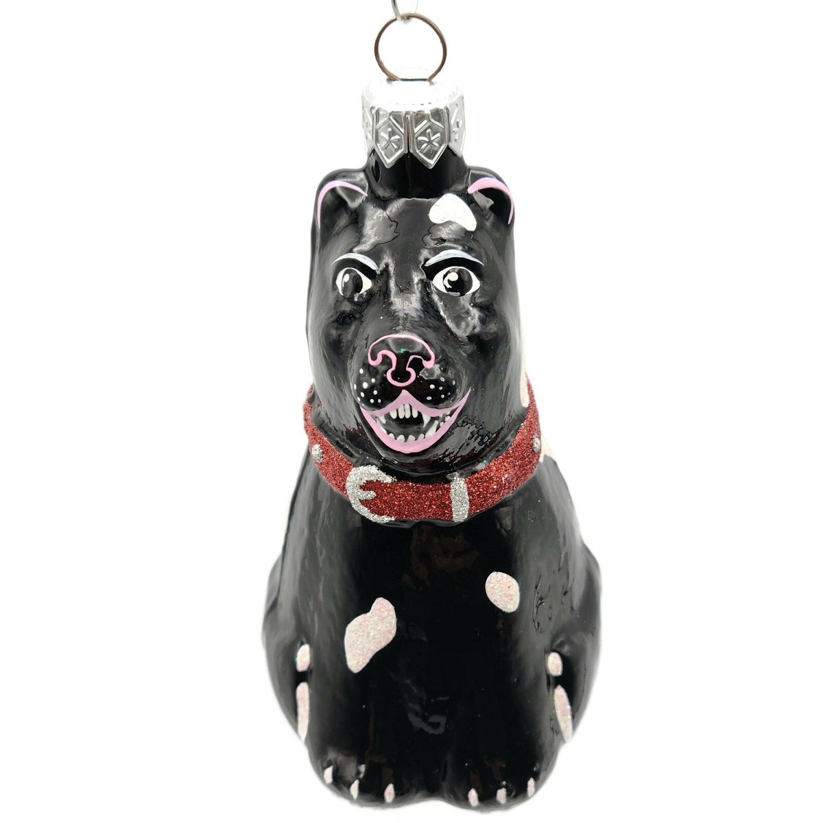 Patricia Breen Laughing Dog Black Fang Hey Diddle Diddle Christmas Ornament 94090