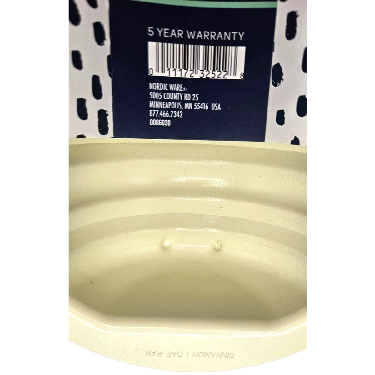 Nordic Ware Ribbed Non Stick 4 Cup Decorative Loaf Pan Bakeware Holiday Dessert7