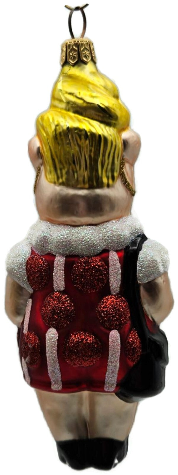 Patricia Breen This Little Piggy Goes to the Galleria Red Dress Ornament 96495