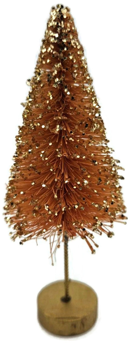 Bethany Lowe Designs Pastel Rainbow Forest Bottle Brush Christmas Tree Set of 74