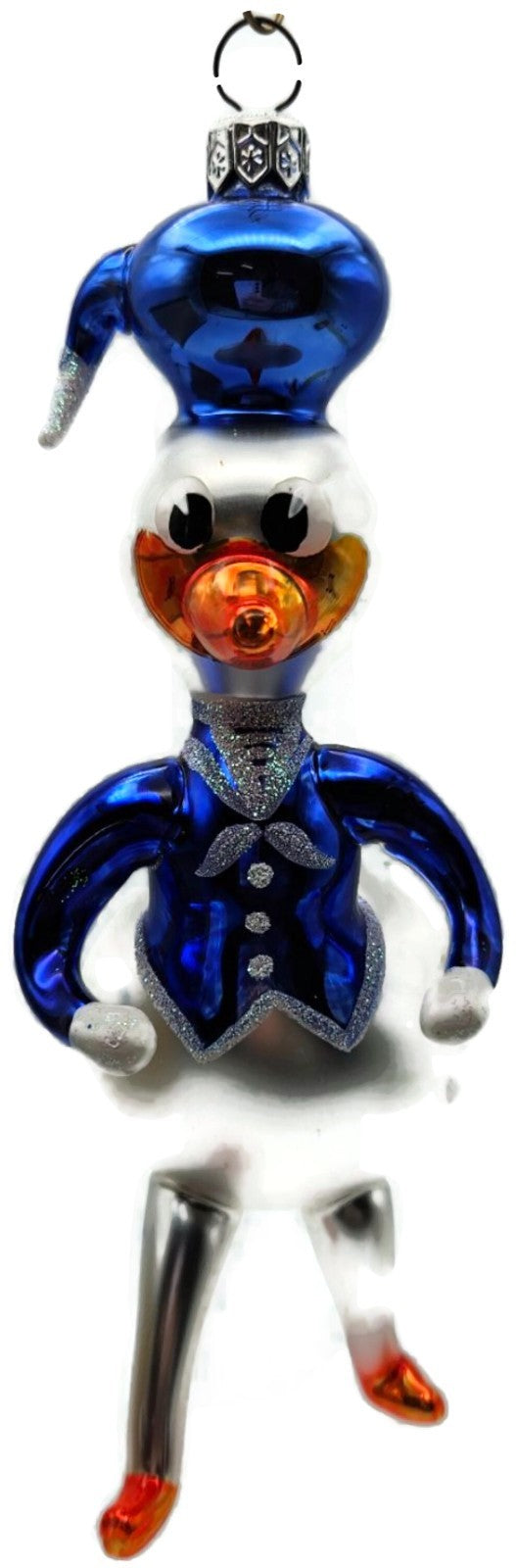 Christopher Radko Can We Quack Donald Duck Italian Christmas Ornament 95-279-90
