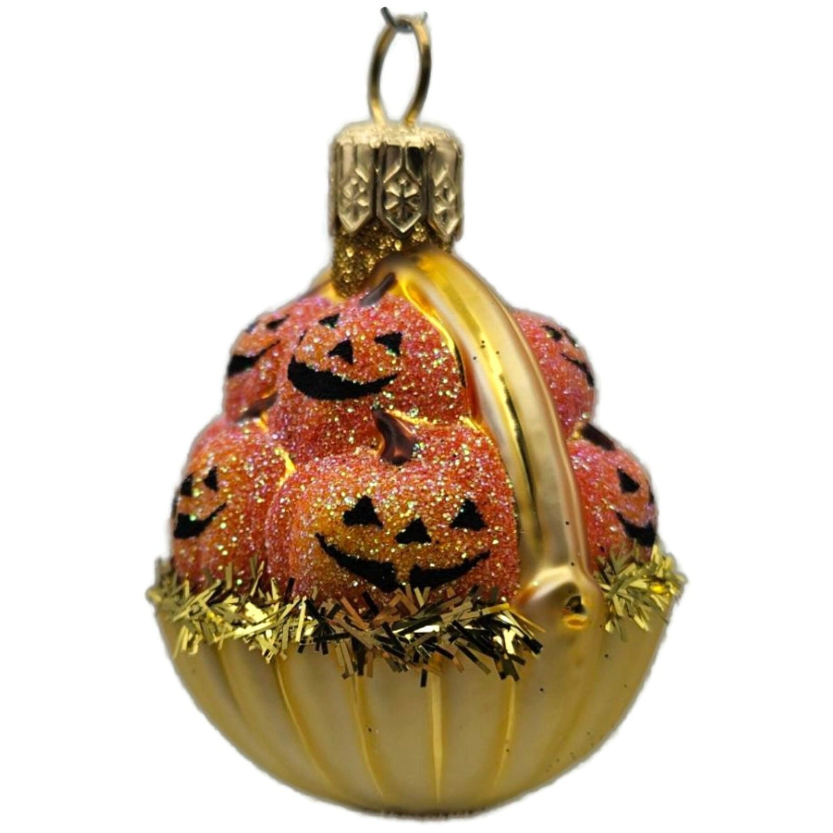 Patricia Breen Halloween Pumpkin Basket Jack O Lantern Christmas Ornament 22539