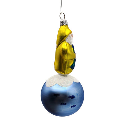 Patricia Breen Marinista Santa Matte Ball School of Fish Nautical Ornament 95291
