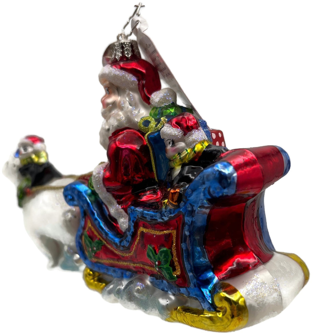Christopher Radko Nordic Rider Santa 20th Anniversary Ornament 2005 10111873