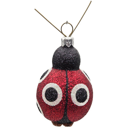 Patricia Breen Ladybug Masquerade Red Glittered Spring Christmas Ornament 27297