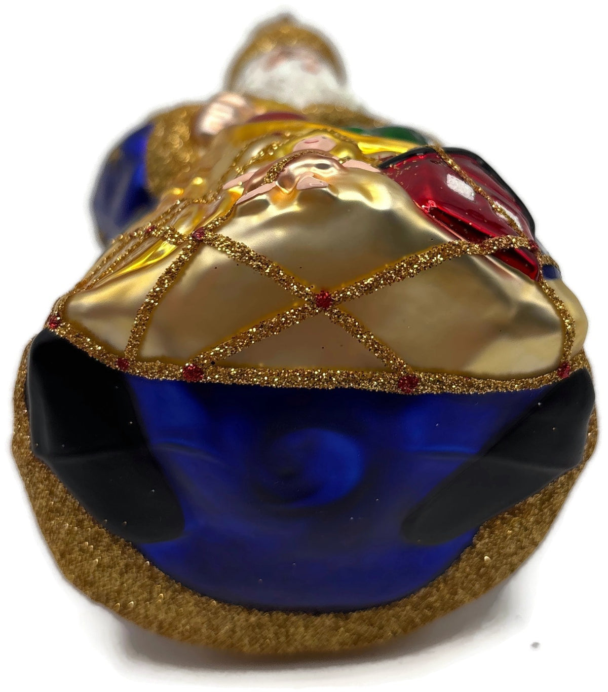 Patricia Breen Presents Blue Santa Claus Gift Toys Stars Christmas Ornament 202810