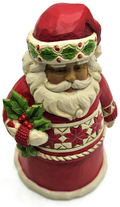 Jim Shore Holly Berry Noel Nordic Noel Santa Figurine NIB 60170478