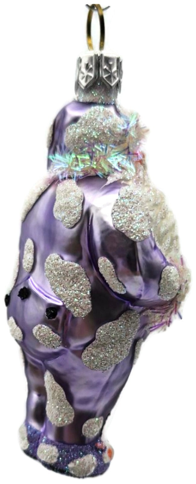 Patricia Breen Good Night Henry Cow Purple Santa Christmas Ornament 2615GIFT2