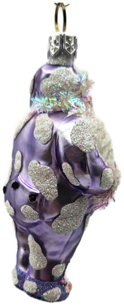 Patricia Breen Good Night Henry Cow Purple Santa Christmas Ornament 2615GIFT2
