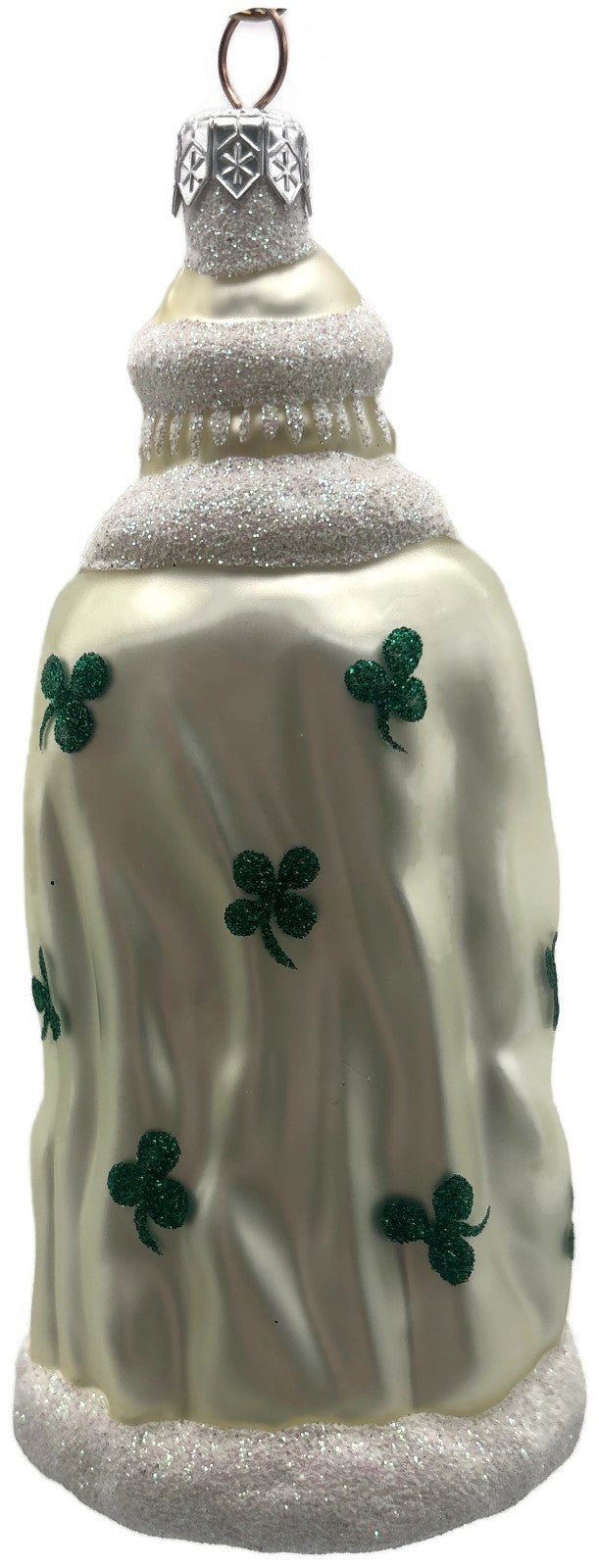 Patricia Breen Santa of the North Green Shamrocks St. Patrick's Ornament 97434