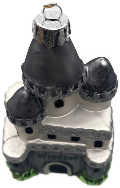 AmeriChristmas Windsor Castle Hand Blown Glass Christmas Tree Decor Ornament 8