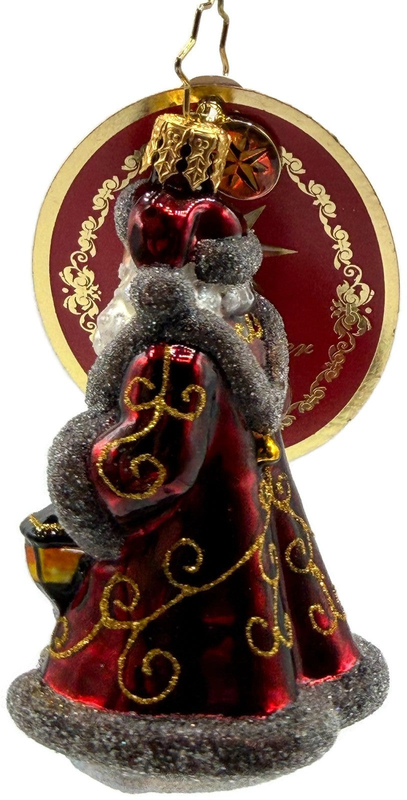 Christopher Radko Traveling Father Christmas Gem Santa Claus Ornament 102024111