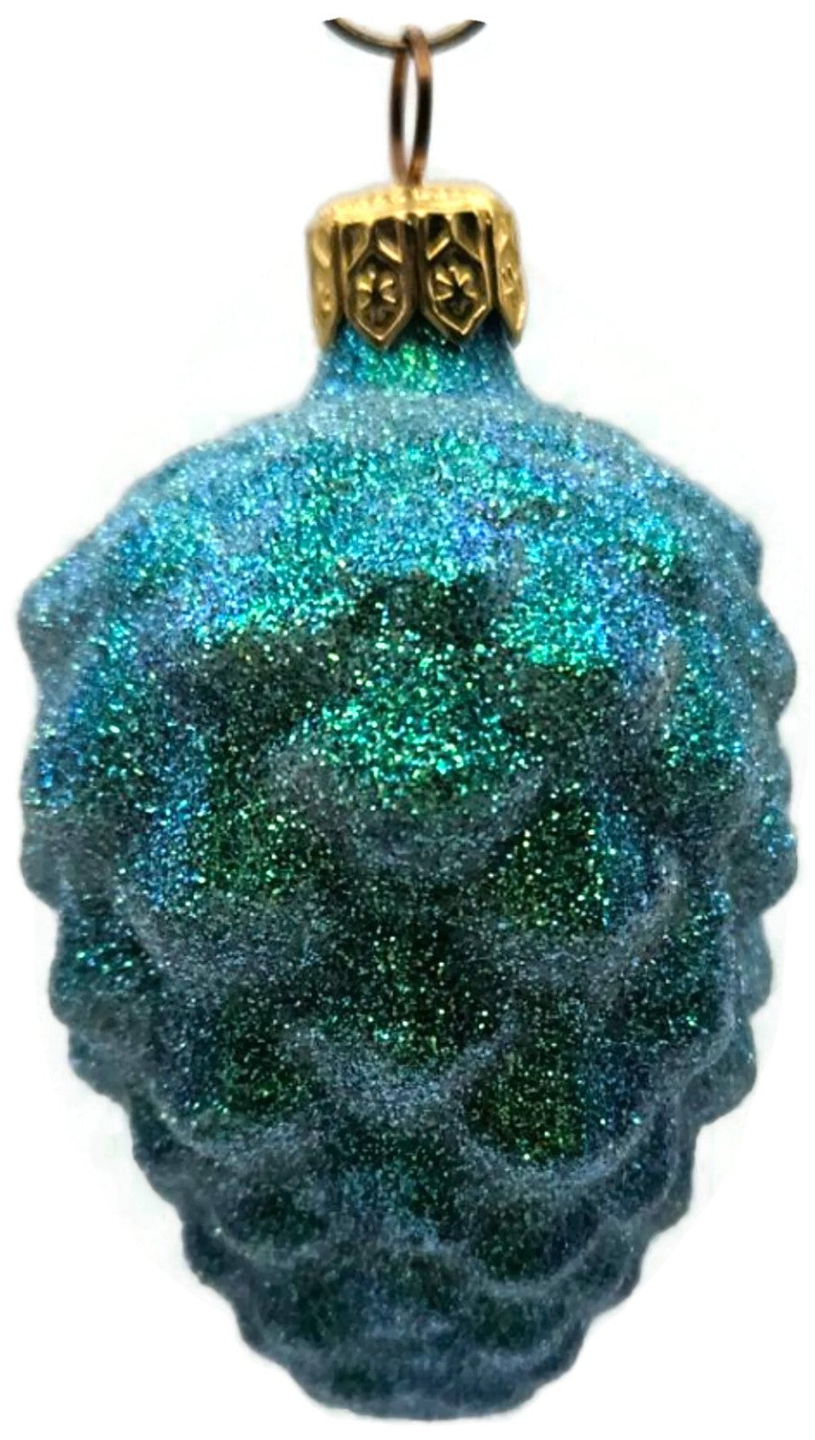 Patricia Breen Walk in the Woods Pine Cone Fall Green Christmas Ornament 96516