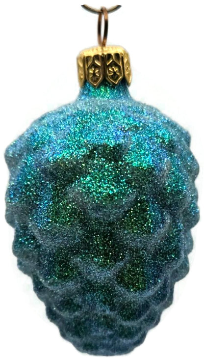 Patricia Breen Walk in the Woods Pine Cone Fall Green Christmas Ornament 96516